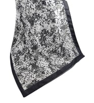 Mim Eşarp - Emproyal Proline Şal 70x185 cm (Siyah - Beyaz)