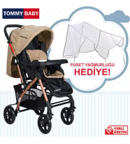 Tommybaby Eagle Gold Alüminyum Lüx Çift Yön Bebek Arabası (Bej)
