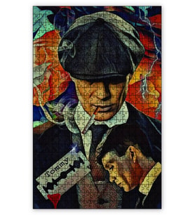 Cakapuzzle , Peaky Blinders Thomas Shelby Puzzle Yapboz MDF (Ahşap) (500 Parça)