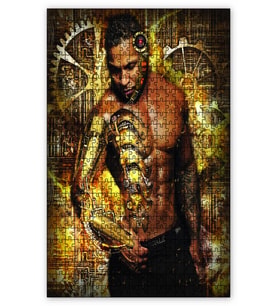Cakapuzzle Mekanik Erkek Fantezi Puzzle Yapboz MDF (Ahşap) (255 Parça)