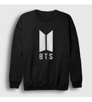 Presmono Unisex Beyaz Doors Bts Sweatshirt 22039tt (Siyah)