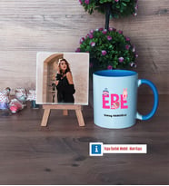 Ebe Fotoğraflı Dekoratif Taş, Kupa Bardak Beyaz Hediye (Model 4)