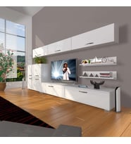Decoraktiv Eko 8 Slm Std Tv Ünitesi Tv Sehpası (Beyaz)