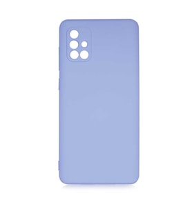 Samsung Galaxy A71 Kılıf Özel Orijinal Lansman Serisi, İçi Kadife, Pürüzsüz Yumuşak ve Mat TPU Silikon (Lila)
