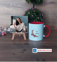 Doğum Günü Hediyesi İsme Özel Fotoğraflı Dekoratif Taş, Kupa Bardak Beyaz Hediye (Model 2)