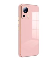 Microsonic Xiaomi Mi 13 Lite Kılıf Olive Plated Siyah (Pembe)