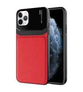 Uyumlu Model Apple iPhone 11 Pro Max Kılıf Parlak TPU Emiks Kapak (Kırmızı)