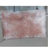 YILMAZHOME Peluş Dikdörtgen Kırlent Kılıfı (Pudra)