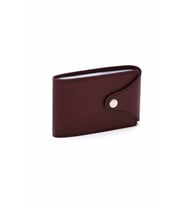KREDİ KARTLIK 10 YAPRAKLI  YATAY 7X10,5 CM (Bordo)