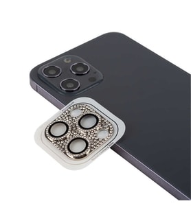 Apple iPhone 13 Pro Max CL-08 Kamera Lens Koruyucu (Gümüş)