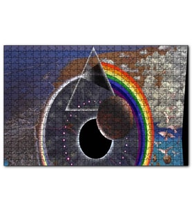 Cakapuzzle Büyük Göz ve Sürreal Objeler  Puzzle Yapboz MDF (Ahşap) (1000 Parça)