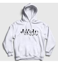 Presmono Unisex Beyaz Aikido Ufc Mma Dövüş Sanatları Kapüşonlu Sweatshirt 502050tt (Beyaz)