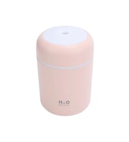 300 Ml Ulrasonik Hava Nemlendirici Buhar Makinesi Ve Aroma Difüzörü (Pembe)