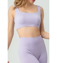 DoReMi Seamless Fitilli Spor Sütyeni (Lila)