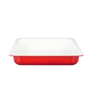 Lava Döküm Dikdörtgen 2/3 Gastronomi Küvet Ölçü 35x32cm. (Kırmızı)