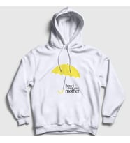 Presmono Unisex Gri Umbrella How I Met Your Mother Kapüşonlu Sweatshirt 196172tt (Beyaz)