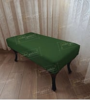 Ayak Ucu Kapı Önü Antre Düz Bench Puf Orta Sehpa Siyah Ayak (120*45) (Yeşil)