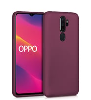 Microsonic Matte Silicone Oppo A9 2020 Kılıf (Mor)