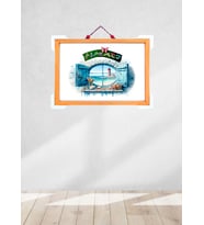 Tasarım Alaçatı 20*30 Çerçeve (Turuncu)
