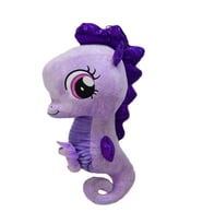 Peluş Yavrulu Deniz Atı Oyuncak 45 Cm (Mor)