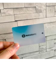 MASSNFC - QR Kodlu Dijital Kartvizit (Mavi)