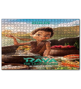 Cakapuzzle Boun Raya Ve Son Ejderha Görseli  Puzzle Yapboz MDF (Ahşap) (1000 Parça)