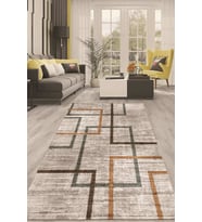 Dijital Kaymaz Taban Yıkanabilir Modern Renkli Salon Halısı Mutfak Halısı Yolluk ND-HT-673 (Çok Renkli)