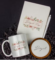 Kişiye Özel Defter Kalem Kupa Ve Bardak Altlığı Hediye Seti 103863 (Model 6)