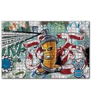 Cakapuzzle Graffiti Sokak Boyama Sanatı Sprey  Puzzle Yapboz MDF (Ahşap) (255 Parça)