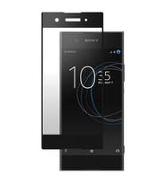 Sony Xperia XA1 Ekran Koruyucu Ekranı Tam Kaplayan Düz Cam Ekran Koruyucu (Siyah)