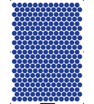 2 cm Çapında Renkli Stıcker Etiketler - 270 adetlik tabakalar halinde etiket (Lacivert)