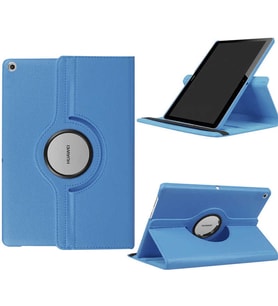 Huawei MediaPad T3 7 inc Kılıf 360 Dönebilen Standlı Case (Mavi)