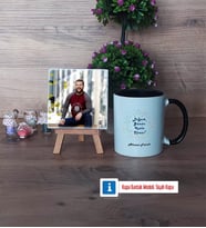 Doğum Günü Hediyesi Fotoğraflı Dekoratif Taş, Kupa Bardak Beyaz Hediye (Model 11)