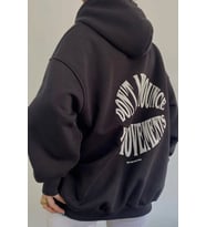 Dont Hoodie Sweatshirt (Siyah)