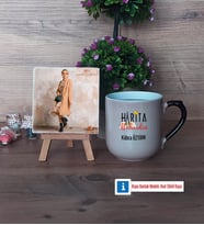 Harita Mühendisi Fotoğraflı Dekoratif Taş, Kupa Bardak Beyaz Hediye (Model 10)
