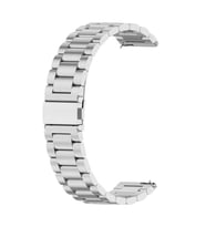 Microsonic Garmin Forerunner 265S Metal Stainless Steel Kordon Siyah (Gümüş)