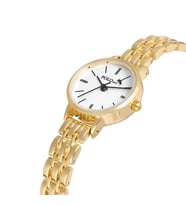 Polo Air Tek Sıra Zarif Yuvarlak Kasa Kadın Kol Saati PL-1523Bx (Gold)