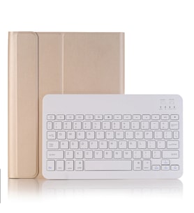 Apple iPad Pro 11 3. / 4. Nesil Kılıf Kablosuz Klavyeli Kılıf Mobax A2759-61-62 (Gold)
