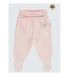 Civil Baby Bebek Organik Çoraptolon 1-9 Ay Pembe (Pembe)