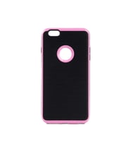 iPhone 6 Plus Kılıf İnfinity Motomo Silikon Kılıf (Pembe)