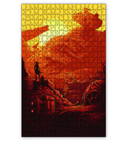 Cakapuzzle Star Wars Güç Uyanıyor Rey Puzzle Yapboz MDF (Ahşap) (255 Parça)