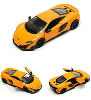 Kinsmart Mclaren 675 LT Diecast Metal Model Araba (Turuncu)