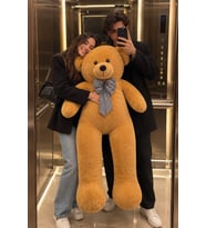 Pandamkee 140 Cm Sevgiliye Özel Hediyelik Ayı (Kahverengi)