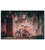 Cakapuzzle Grafiti Bisiklet Çocukları Görseli  Puzzle Yapboz MDF (Ahşap) (1000 Parça)