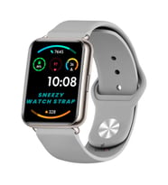 Huawei Watch Fit 2 Uyumlu PureLux Soft Silikon Kordon (Gri)