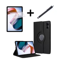 Huawei MatePad Air 11.5 inç Kılıf Dönen Tablet Kilifi Ekran Koruyucu+Kalem (Siyah)