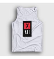 Presmono Unisex Sarı Victory Muhammed Ali Atlet 230861tt (Beyaz)