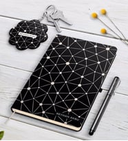 BK Gift Kişiye Özel İsimli Beyaz Defter Kalem Ve Anahtarlık Hediye Seti-26 (Model 2)