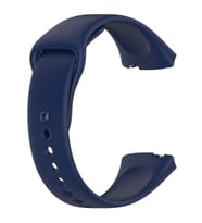 Microsonic Xiaomi Redmi Watch 3 Lite Kordon, Silicone Sport Band Turuncu (Lacivert)