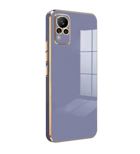 Microsonic Vivo V21 Kılıf Olive Plated Siyah (Gri)